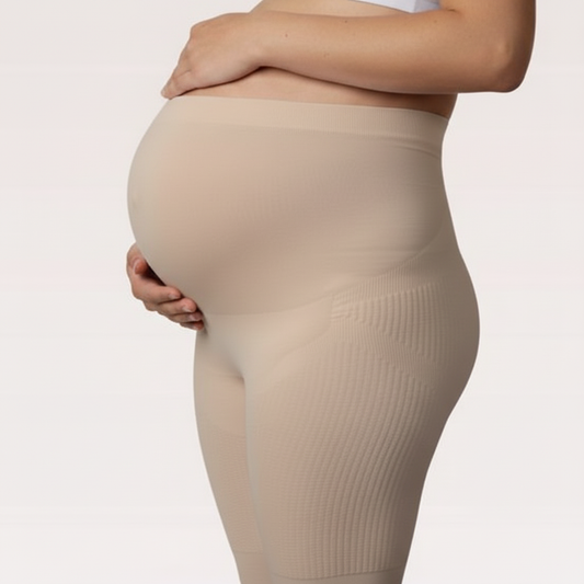 ملابس ضاغطة للحمل باللون البيج
