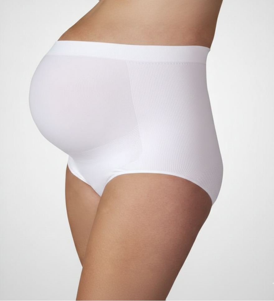 White underwear on a plain background